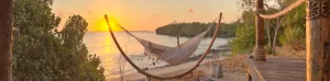 Azura Quilalea hammock sunset