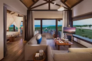 Mequfi Beach Resort Lounge View, Mozambique