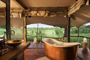 Somalisa Acacia Bathroom, Zimbabwe